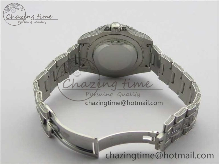GMT Master II 116769 BRIL Full Diamonds Watch TWF Best Edition A2836