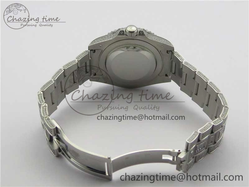 GMT Master II 116769 BRIL Full Diamonds Watch TWF Best Edition A2836