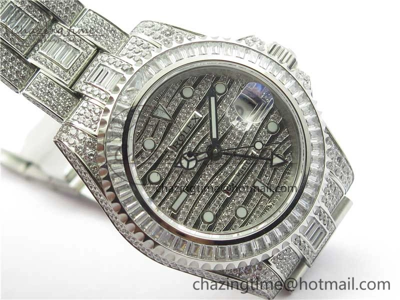 GMT Master II 116769 BRIL Full Diamonds Watch TWF Best Edition A2836