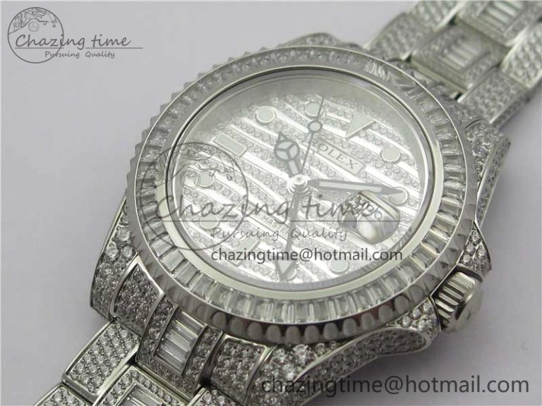 GMT Master II 116769 BRIL Full Diamonds Watch TWF Best Edition A2836