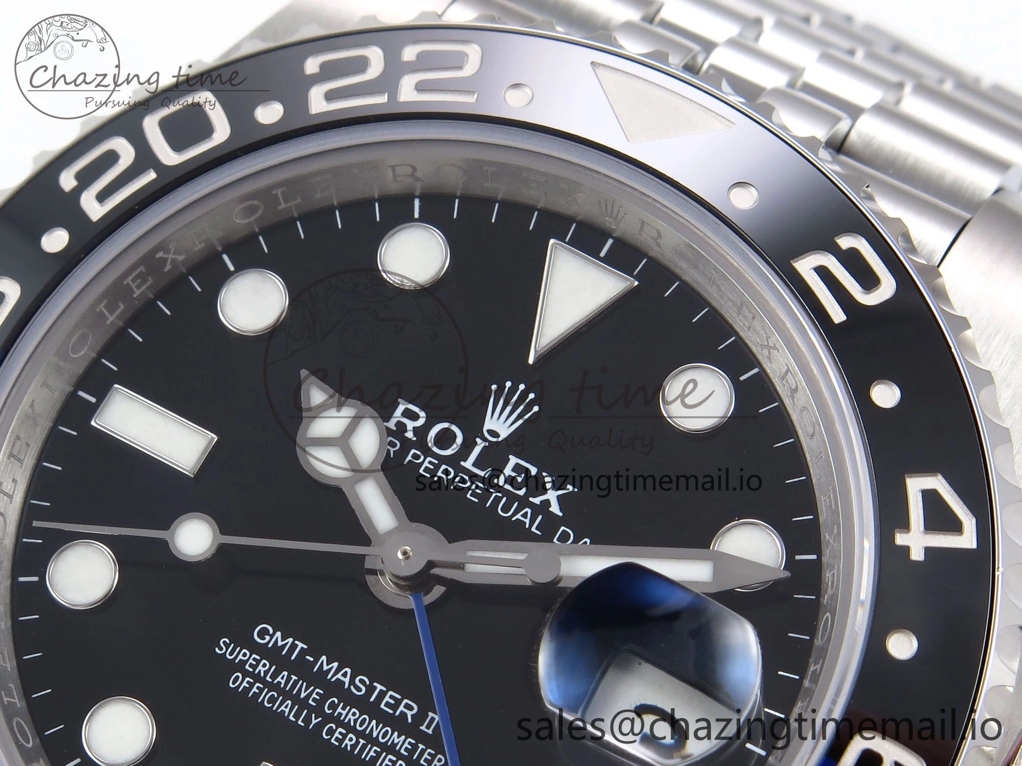 GMT-Master II 126710 BLNR 904L EF 1:1 Best Edition on Jubilee Bracelet SH3285 CHS