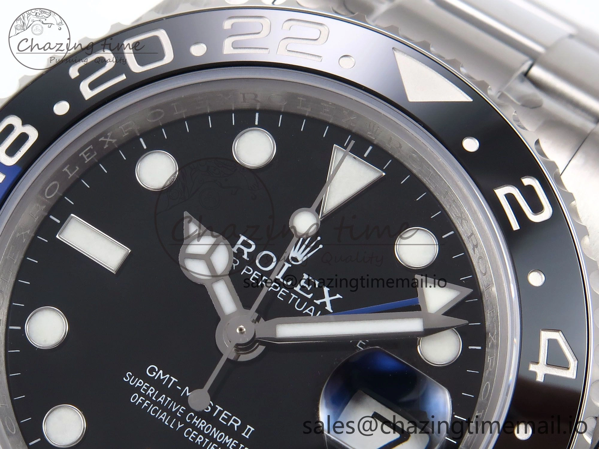 GMT-Master II 126710 BLNR 904L EF 1:1 Best Edition on Oyster Bracelet SH3285 CHS
