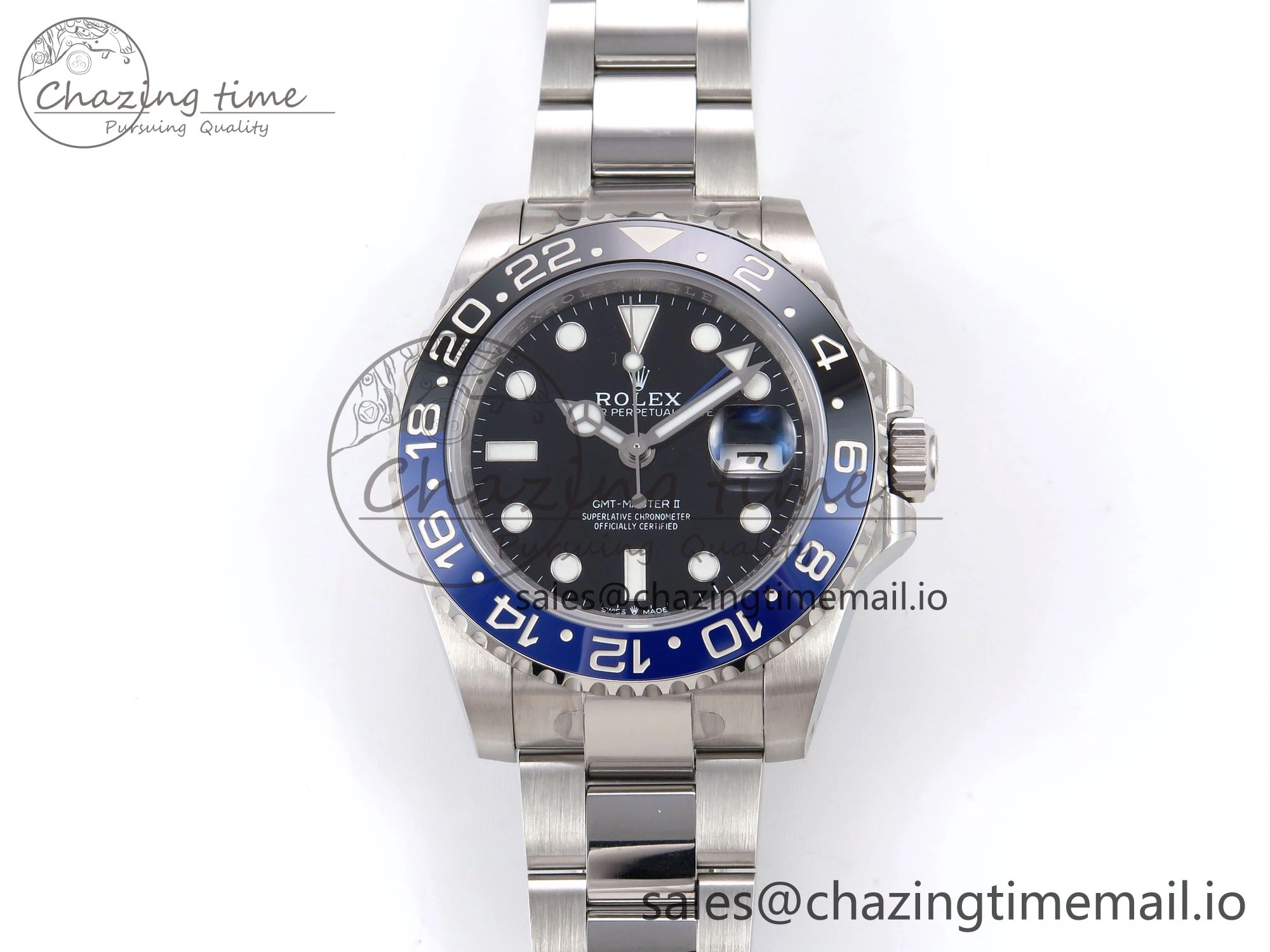 GMT-Master II 126710 BLNR 904L EF 1:1 Best Edition on Oyster Bracelet SH3285 CHS