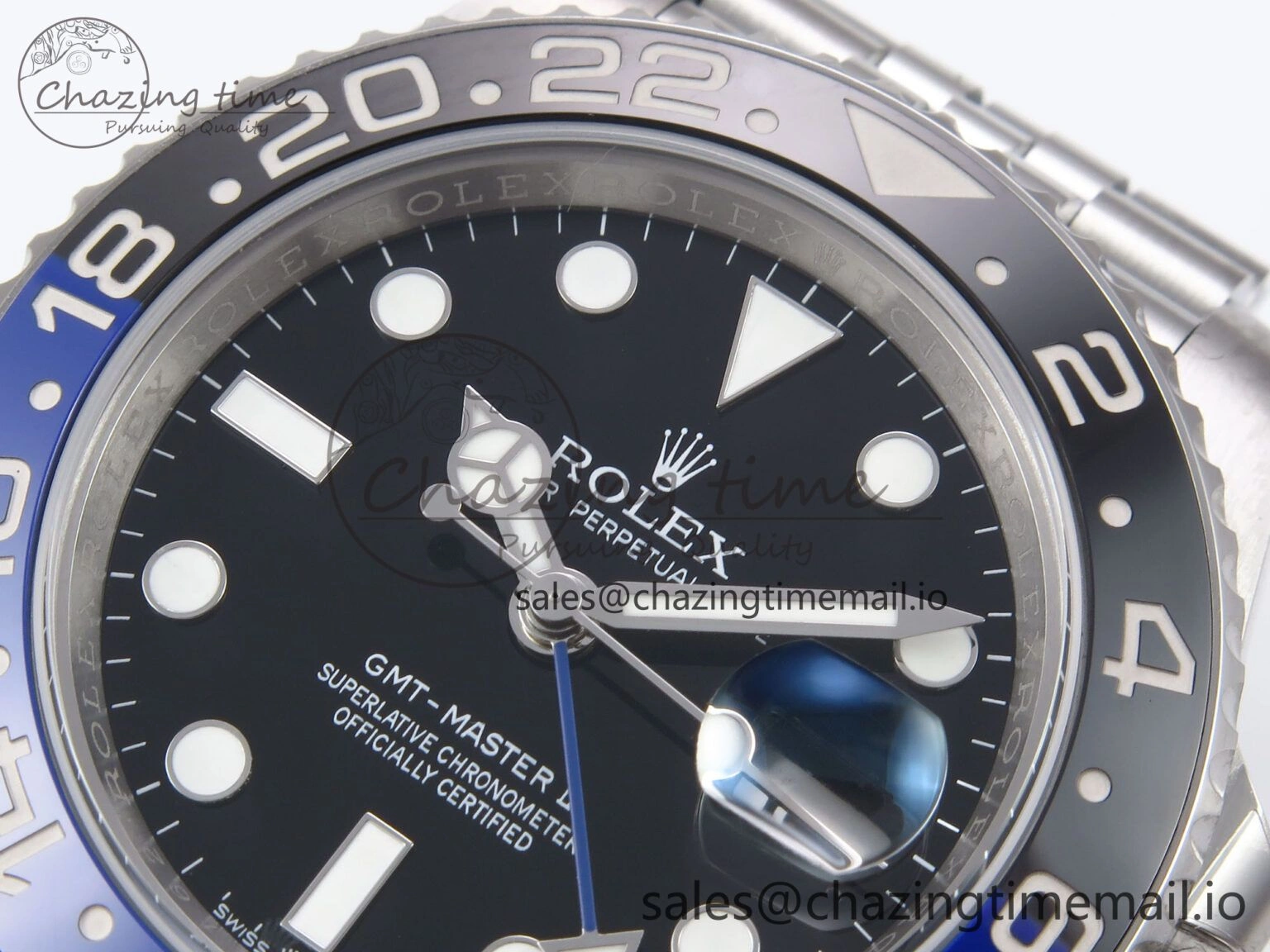 GMT-Master II 126710 BLNR 904L EWEF 1:1 Best Edition on SS Jubilee Bracelet SH3285 CHS