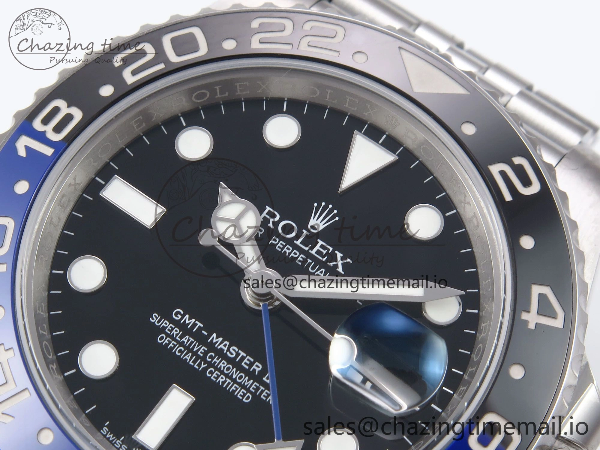 GMT-Master II 126710 BLNR 904L EWEF 1:1 Best Edition on SS Jubilee Bracelet SH3285 CHS