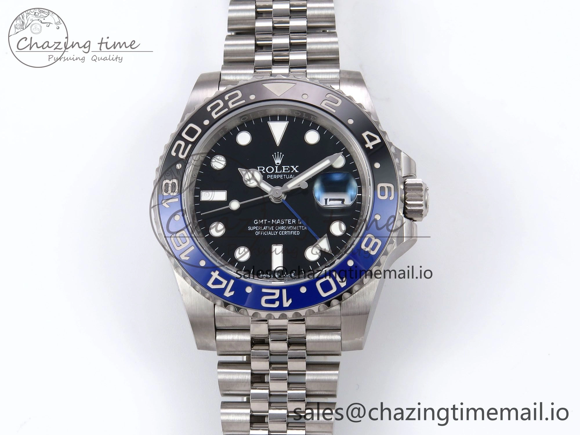 GMT-Master II 126710 BLNR 904L EWEF 1:1 Best Edition on SS Jubilee Bracelet SH3285 CHS