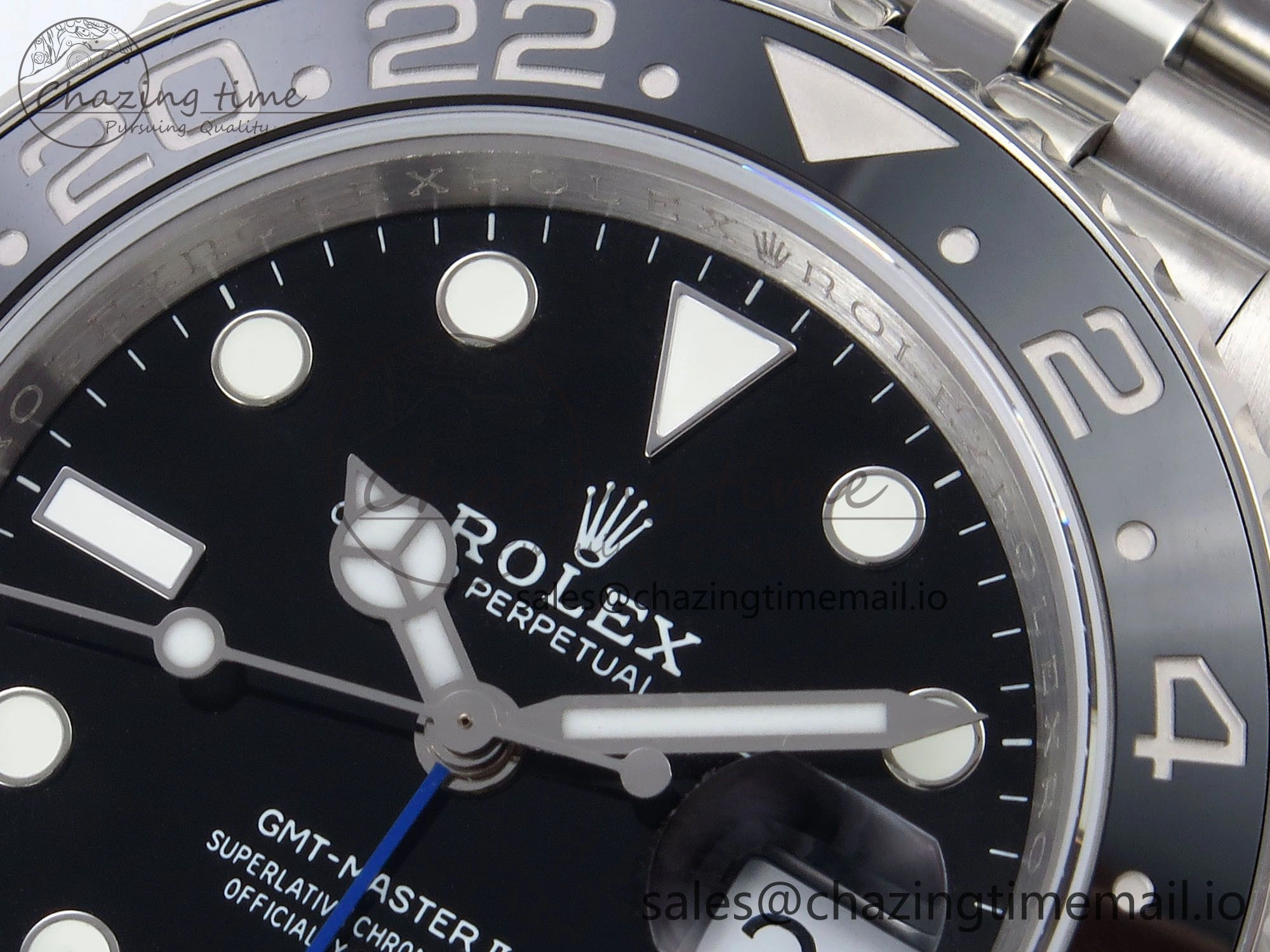 GMT-Master II 126710 BLNR 904L QF 1:1 Best Edition on Jubilee Bracelet SH3285 V6