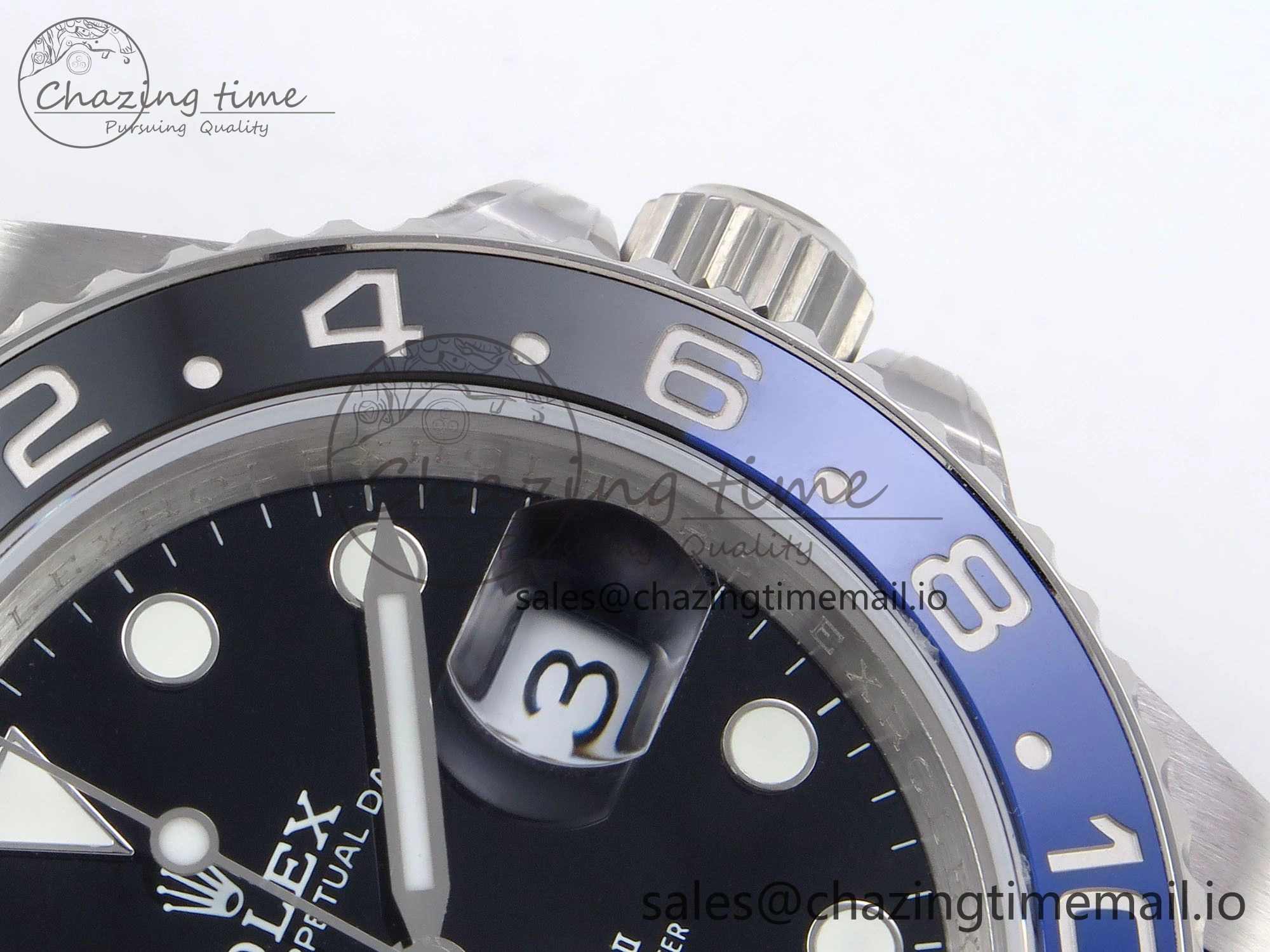GMT-Master II 126710 BLNR 904L QF 1:1 Best Edition on Jubilee Bracelet SH3285 V6