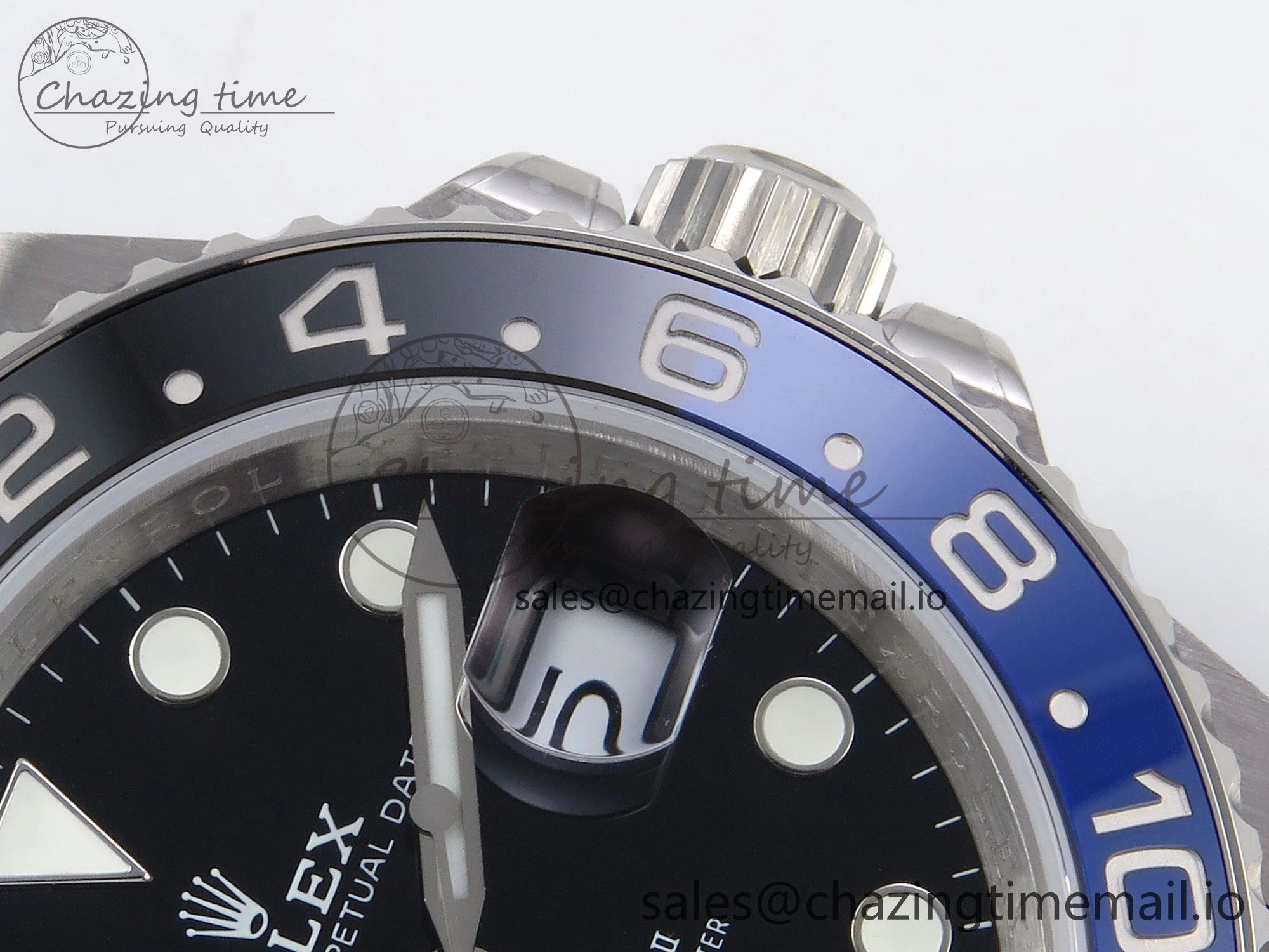 GMT-Master II 126710 BLNR 904L QF 1:1 Best Edition on Oyster Bracelet SH3285 V6