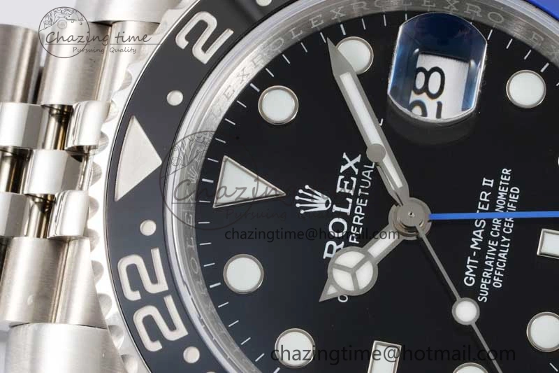 GMT Master II 126710 BLNR 904L SS APF 1:1 Best Edition on Jubilee Bracelet VR3285 CHS