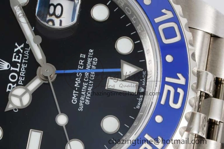 GMT Master II 126710 BLNR 904L SS APF 1:1 Best Edition on Jubilee Bracelet VR3285 CHS