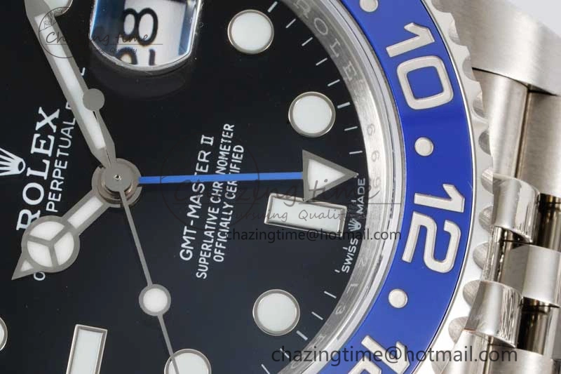 GMT Master II 126710 BLNR 904L SS APF 1:1 Best Edition on Jubilee Bracelet VR3285 CHS