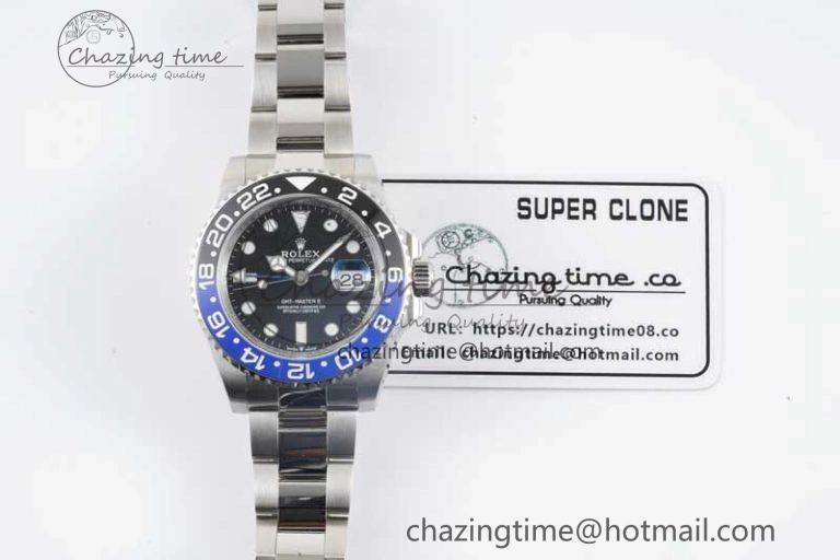 GMT Master II 126710 BLNR 904L SS APF 1:1 Best Edition on Oyster Bracelet VR3285 CHS