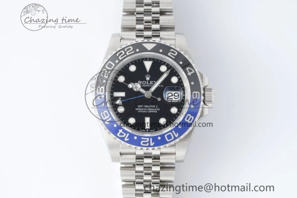 GMT Master II 126710 BLNR 904L SS KING Factory 1:1 Best Edition on Jubilee Bracelet K3285 CHS