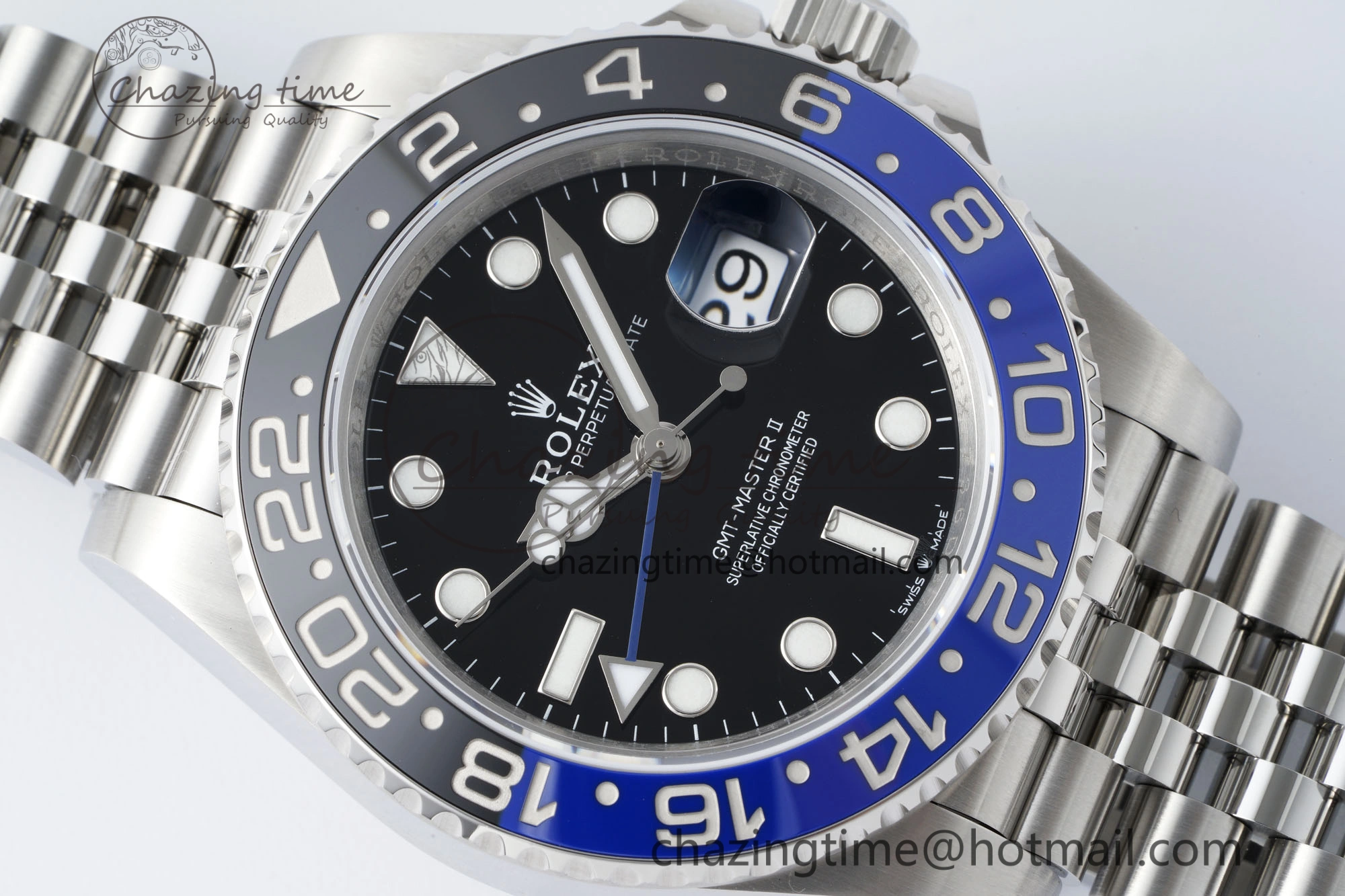 GMT Master II 126710 BLNR 904L SS KING Factory 1:1 Best Edition on Jubilee Bracelet K3285 CHS