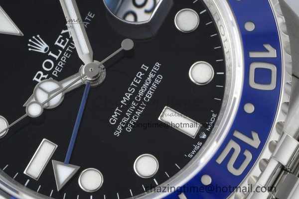 GMT Master II 126710 BLNR 904L SS KING Factory 1:1 Best Edition on Jubilee Bracelet K3285 CHS