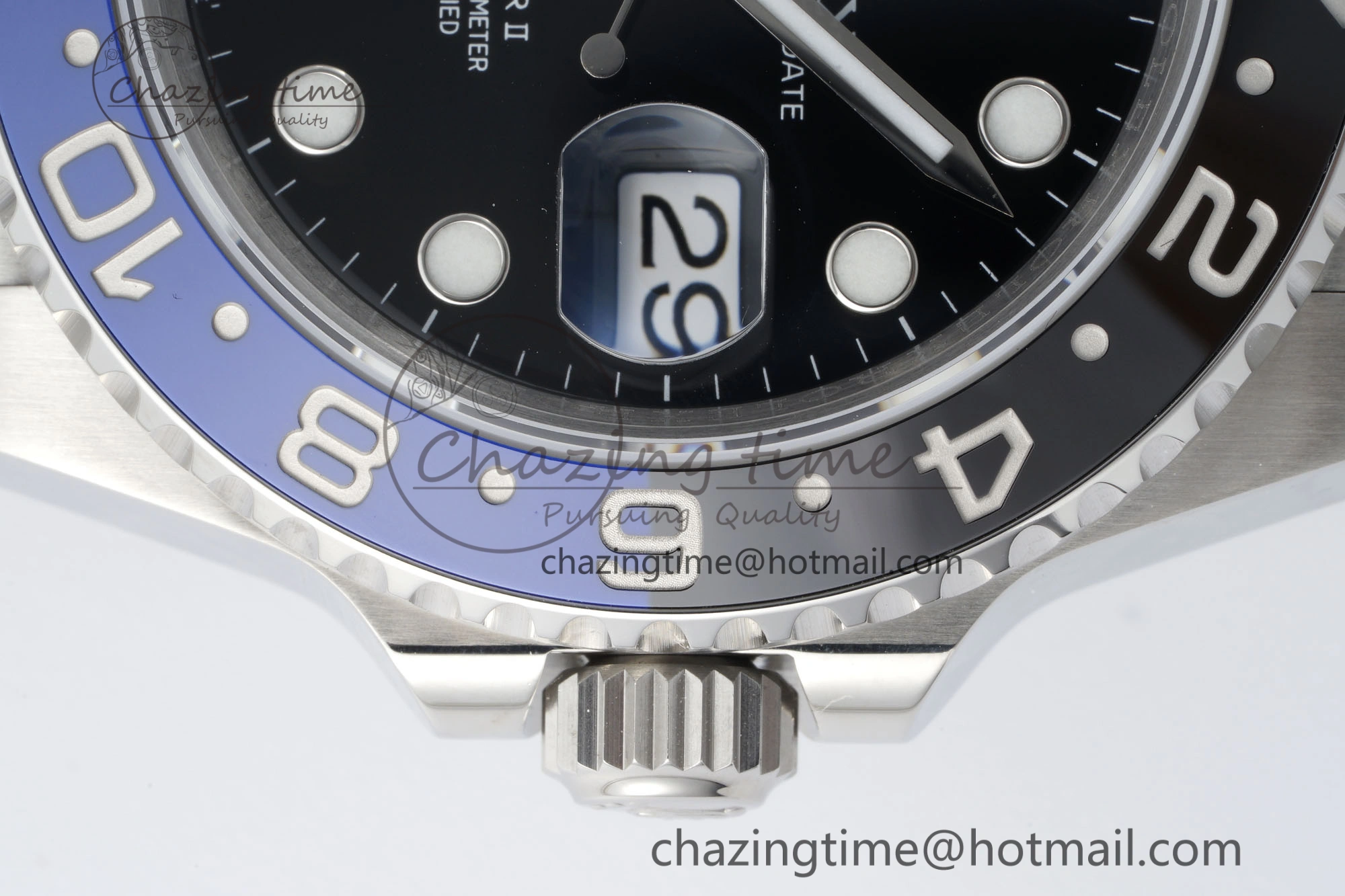 GMT Master II 126710 BLNR 904L SS KING Factory 1:1 Best Edition on Jubilee Bracelet K3285 CHS