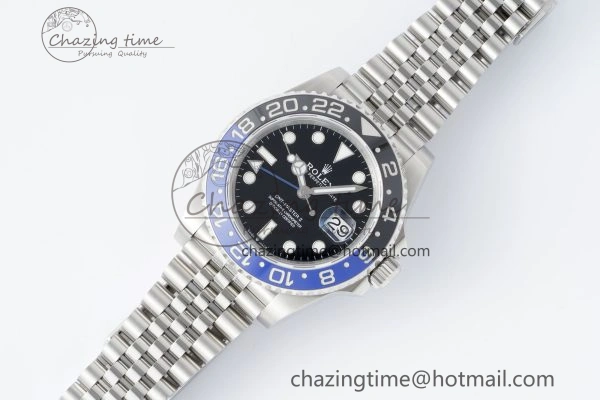 GMT Master II 126710 BLNR 904L SS KING Factory 1:1 Best Edition on Jubilee Bracelet K3285 CHS