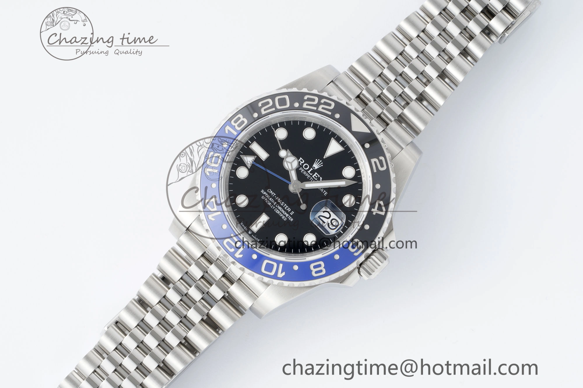 GMT Master II 126710 BLNR 904L SS KING Factory 1:1 Best Edition on Jubilee Bracelet K3285 CHS