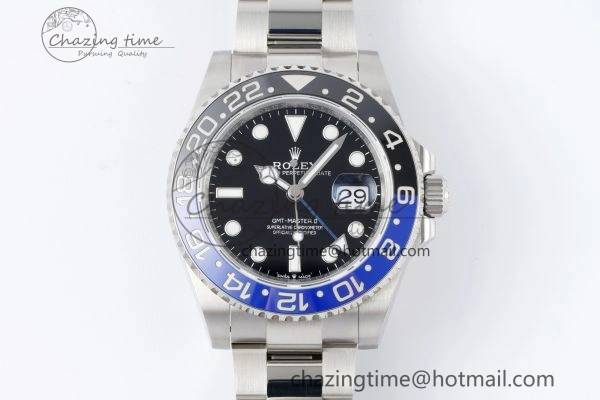 GMT Master II 126710 BLNR 904L SS KING Factory 1:1 Best Edition on Oyster Bracelet K3285 CHS