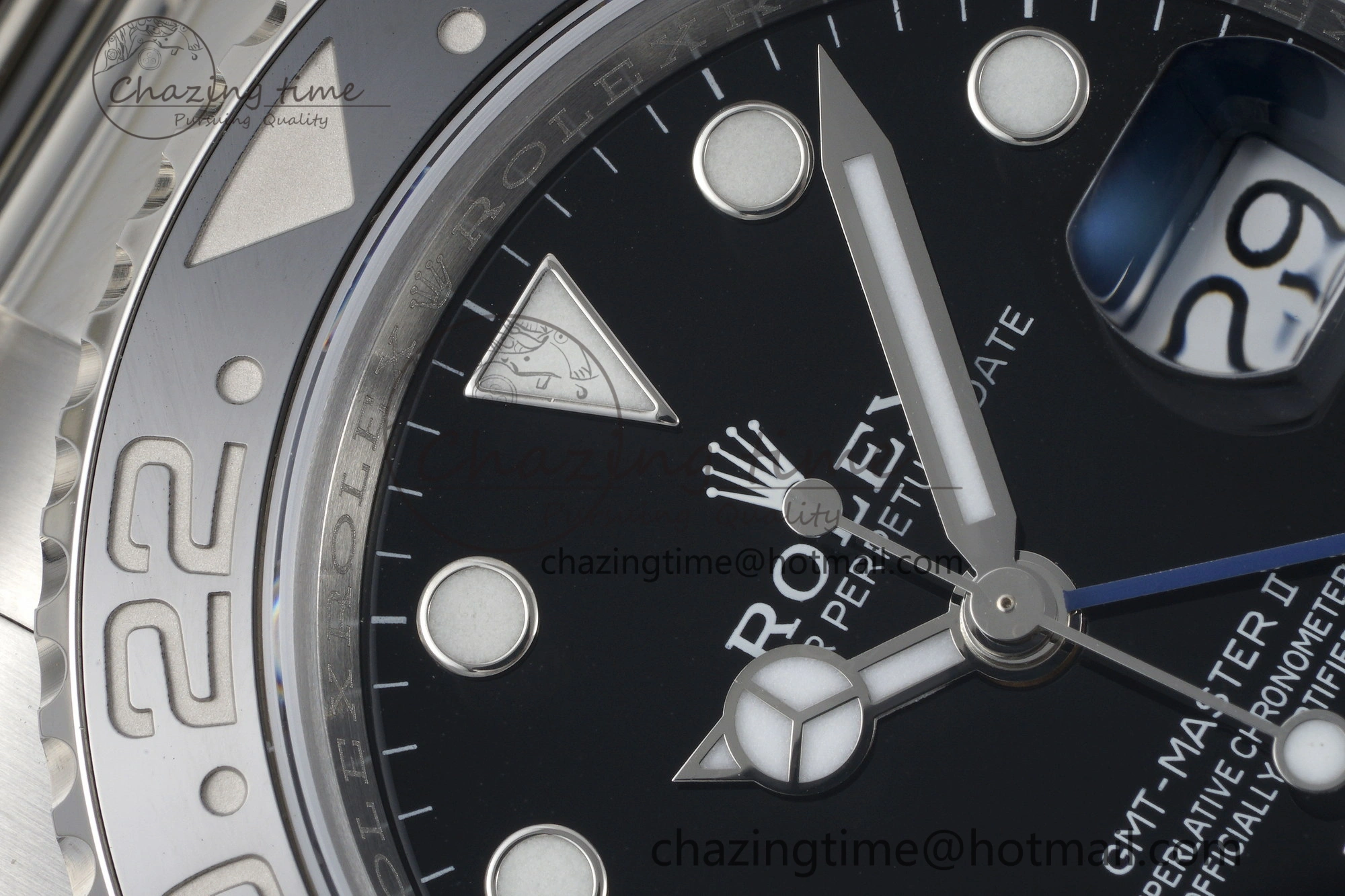 GMT Master II 126710 BLNR 904L SS KING Factory 1:1 Best Edition on Oyster Bracelet K3285 CHS