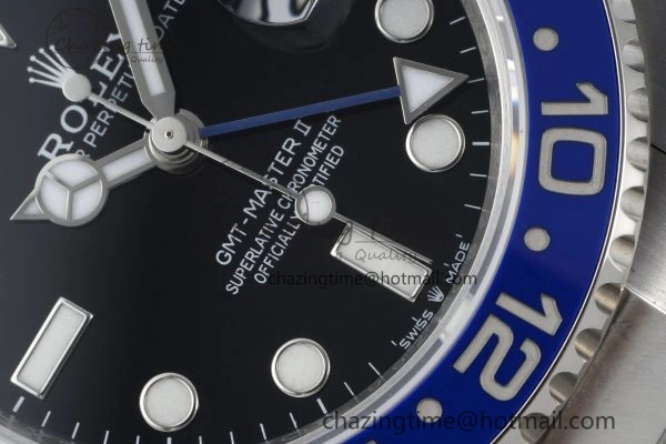GMT Master II 126710 BLNR 904L SS KING Factory 1:1 Best Edition on Oyster Bracelet K3285 CHS