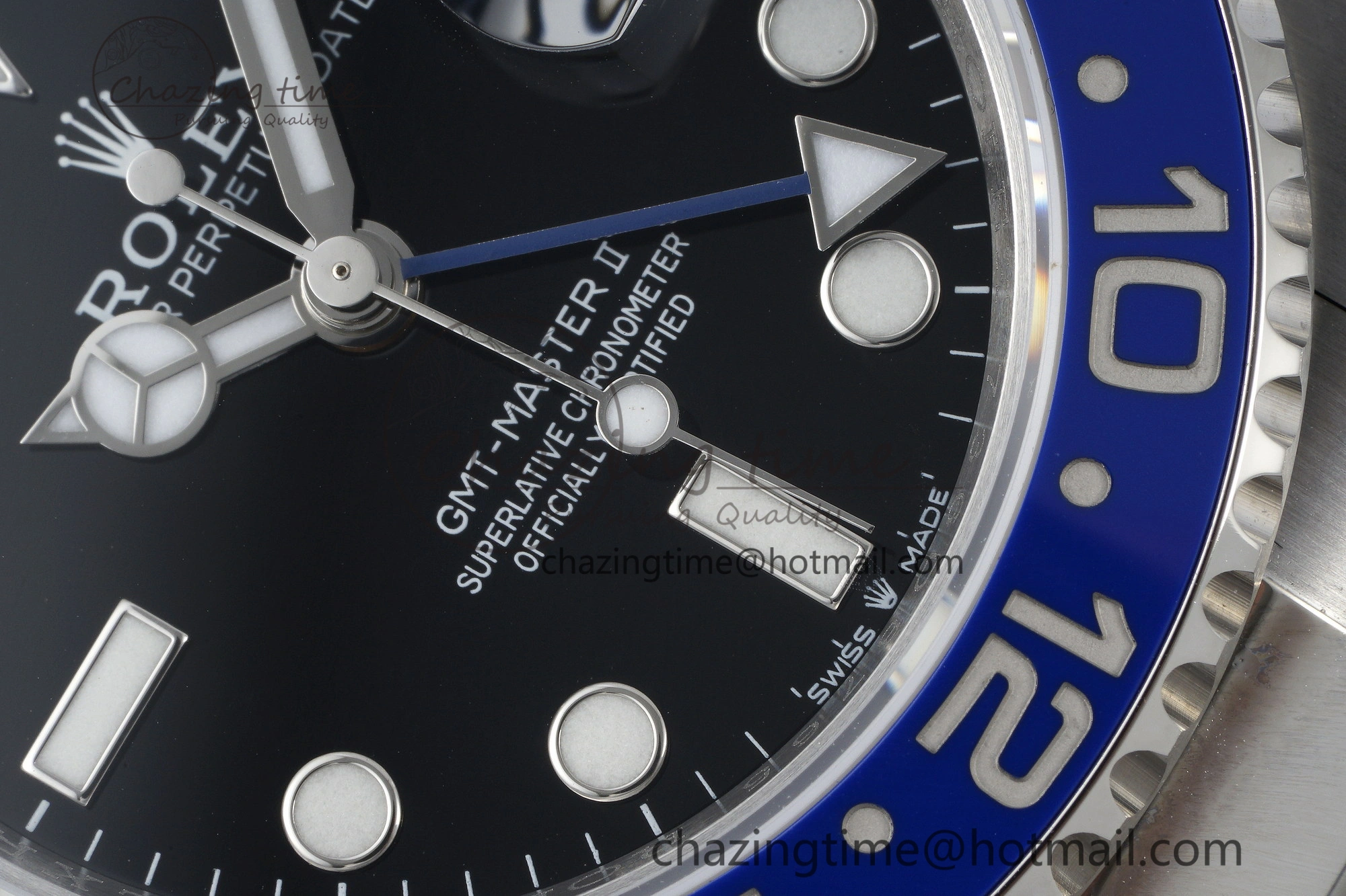 GMT Master II 126710 BLNR 904L SS KING Factory 1:1 Best Edition on Oyster Bracelet K3285 CHS