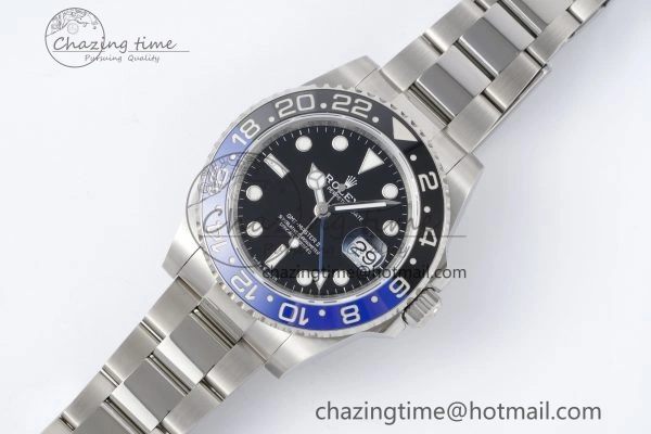 GMT Master II 126710 BLNR 904L SS KING Factory 1:1 Best Edition on Oyster Bracelet K3285 CHS