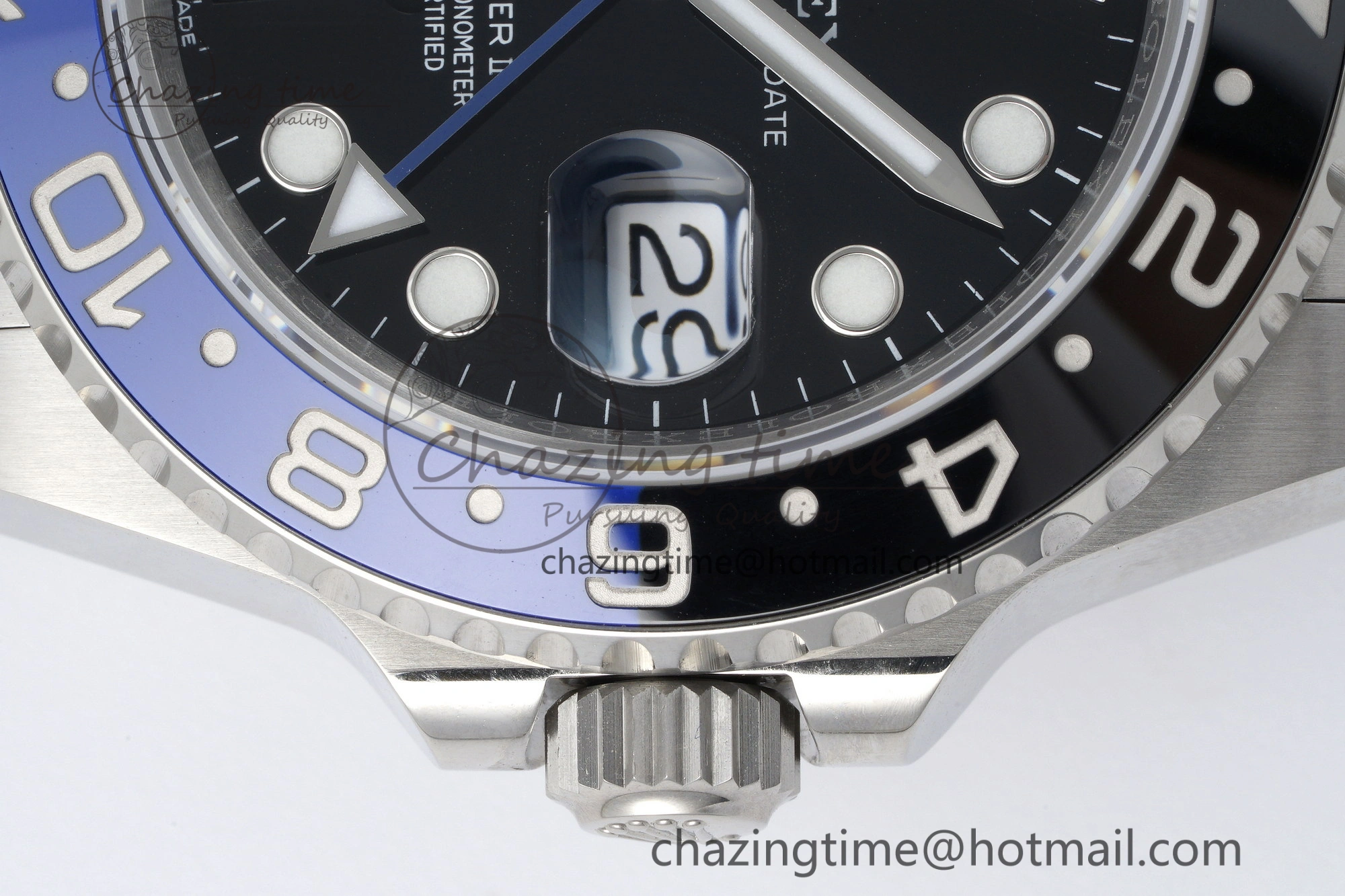 GMT Master II 126710 BLNR 904L SS KING Factory 1:1 Best Edition on Oyster Bracelet K3285 CHS