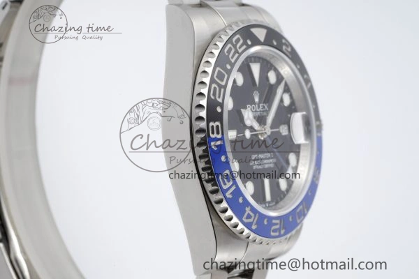 GMT Master II 126710 BLNR 904L SS KING Factory 1:1 Best Edition on Oyster Bracelet K3285 CHS