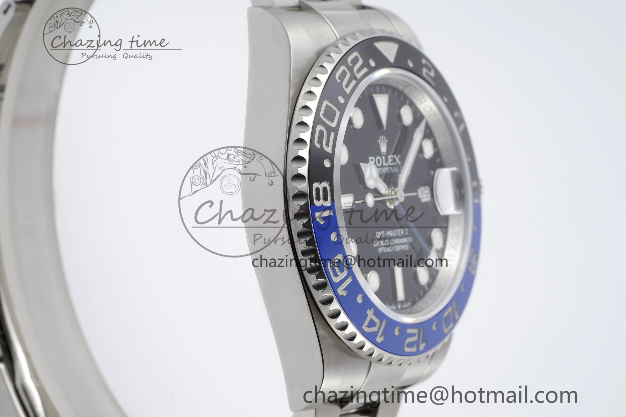 GMT Master II 126710 BLNR 904L SS KING Factory 1:1 Best Edition on Oyster Bracelet K3285 CHS