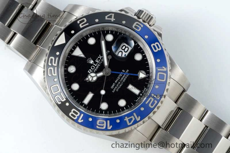 GMT Master II 126710 BLNR 904L SS NTF1:1 Best Edition on Oyster Bracelet VR3186 CHS