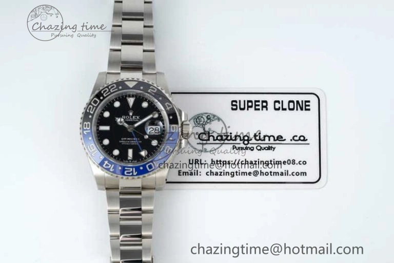 GMT Master II 126710 BLNR 904L SS NTF1:1 Best Edition on Oyster Bracelet VR3186 CHS