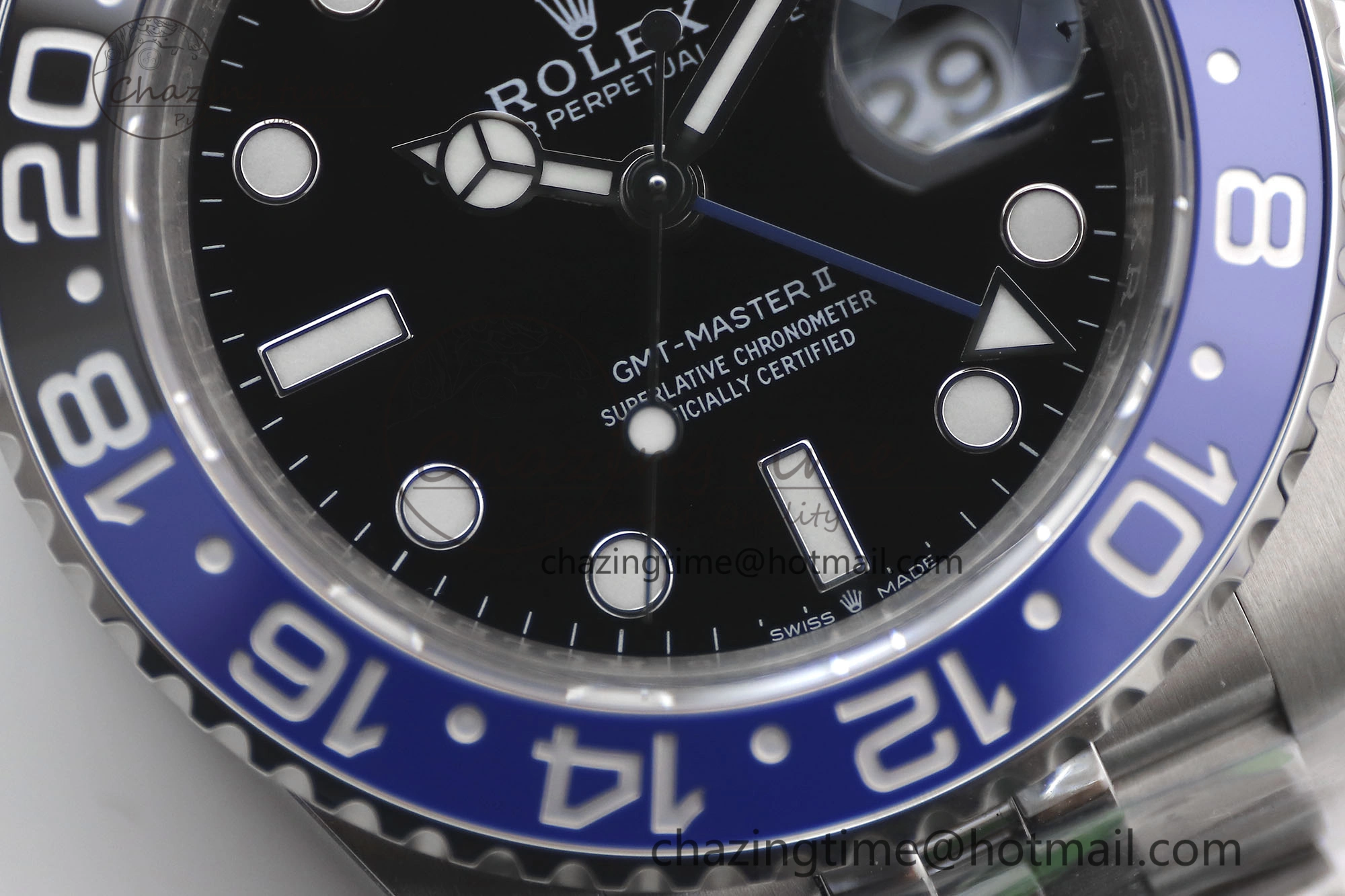 GMT Master II 126710 BLNR 904L SS TW+ Best Edition on Jubilee Bracelet VR3285 CHS