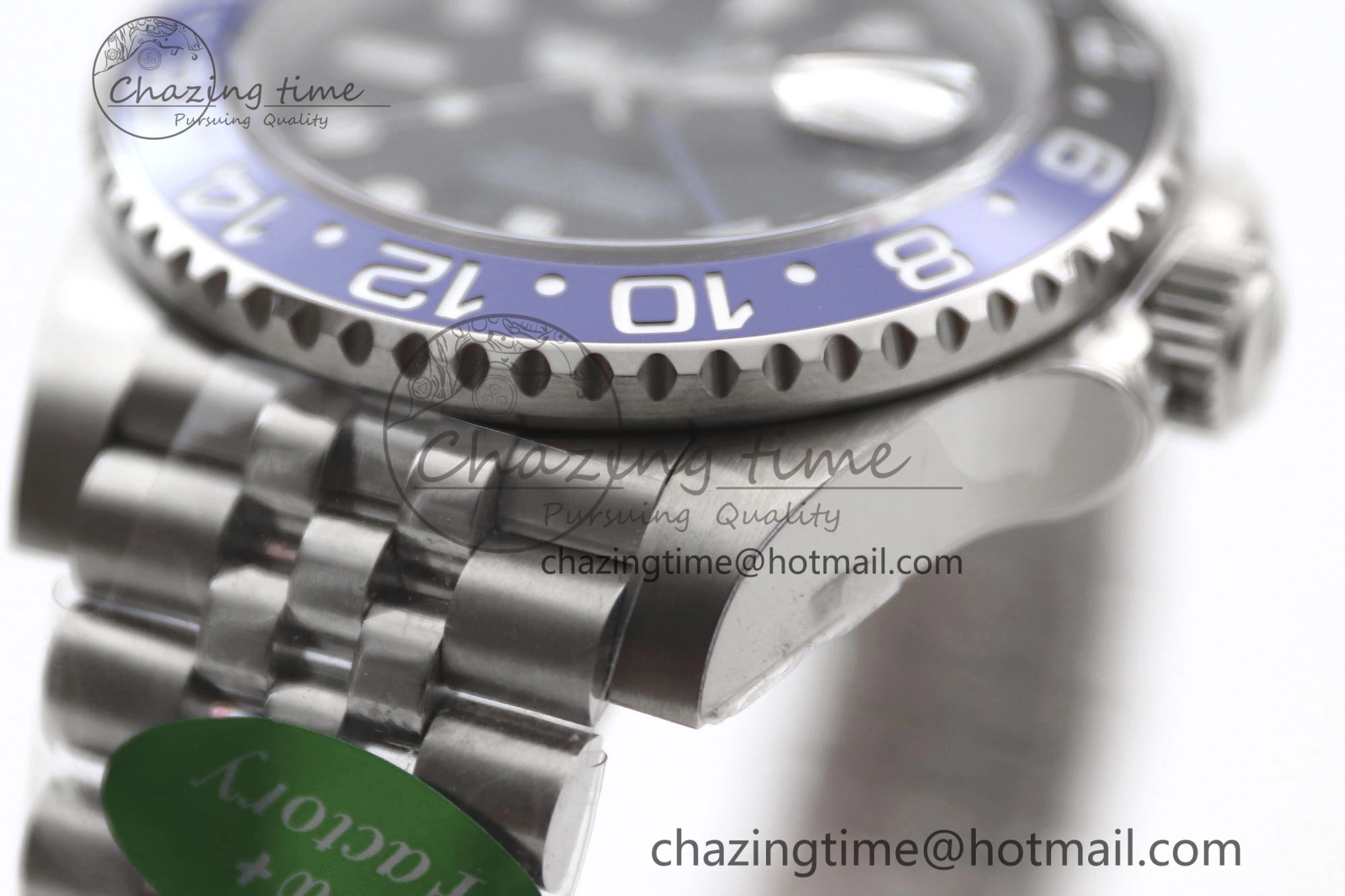 GMT Master II 126710 BLNR 904L SS TW+ Best Edition on Jubilee Bracelet VR3285 CHS