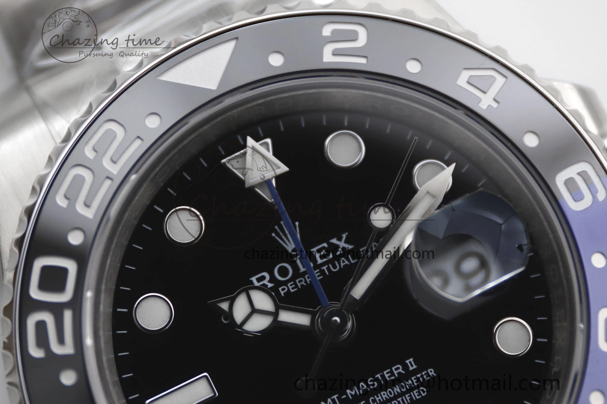 GMT Master II 126710 BLNR 904L SS TW+ Best Edition on Oyster Bracelet VR3285 CHS
