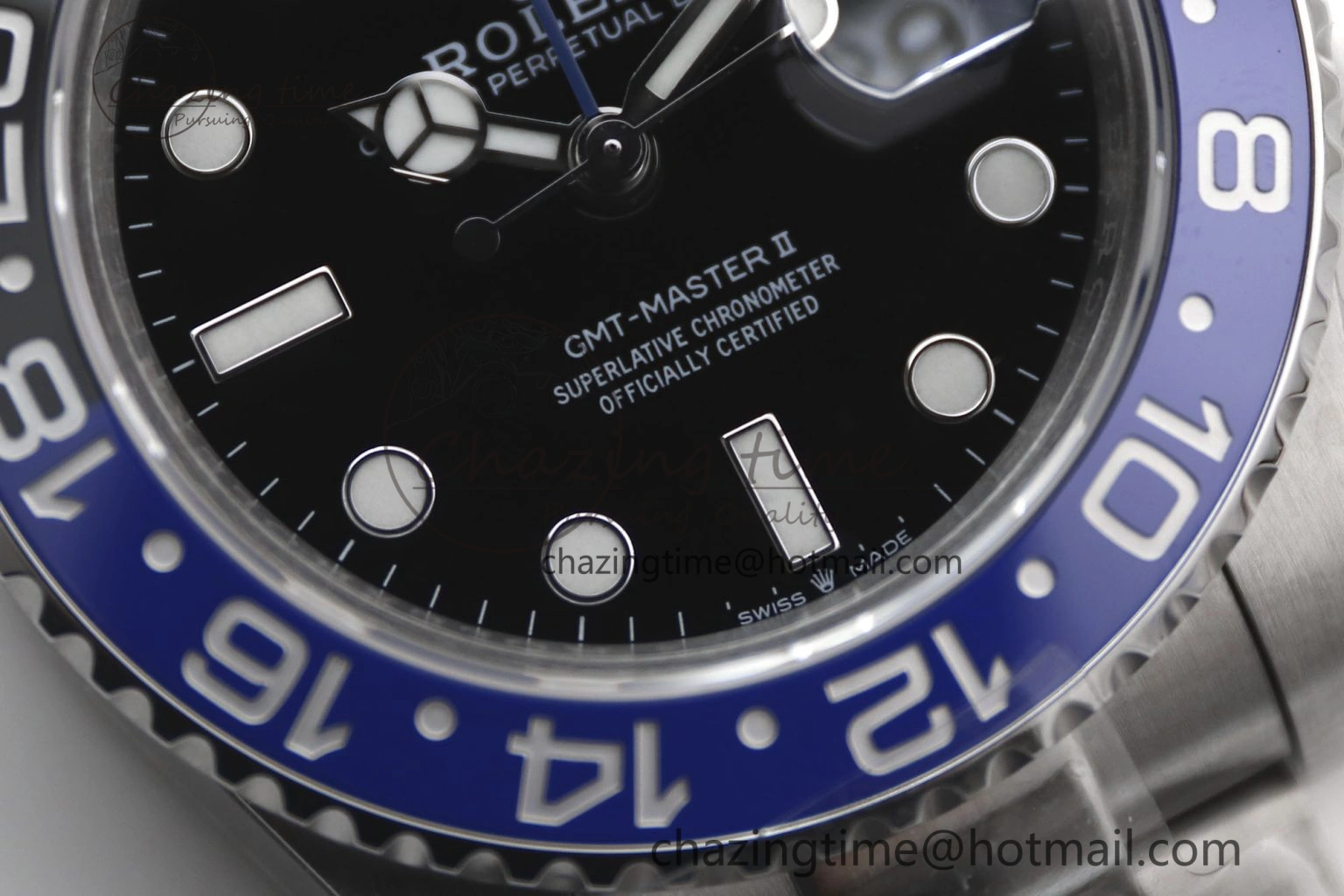 GMT Master II 126710 BLNR 904L SS TW+ Best Edition on Oyster Bracelet VR3285 CHS