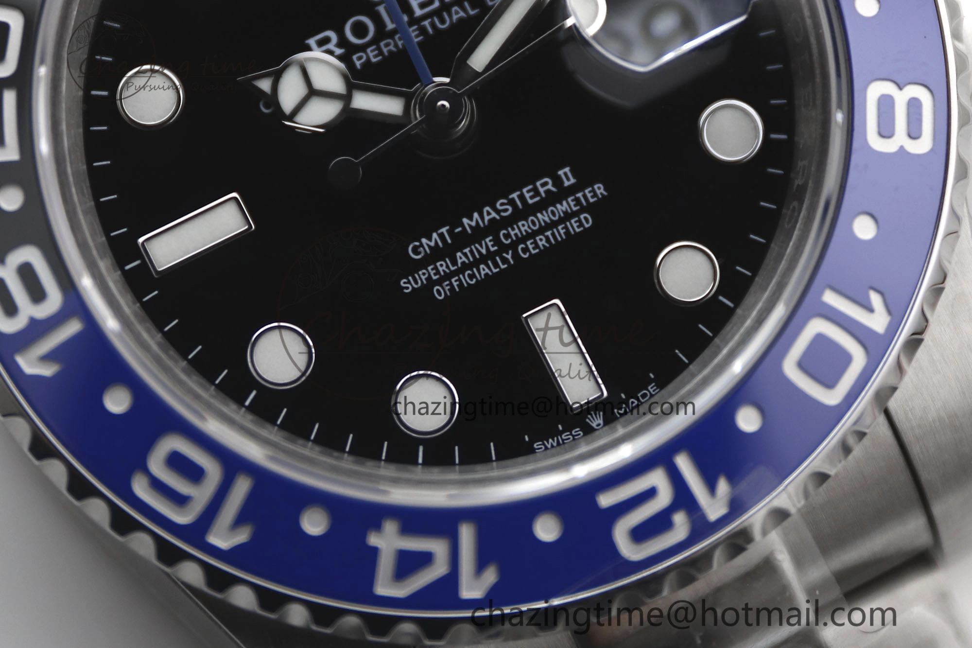 GMT Master II 126710 BLNR 904L SS TW+ Best Edition on Oyster Bracelet VR3285 CHS