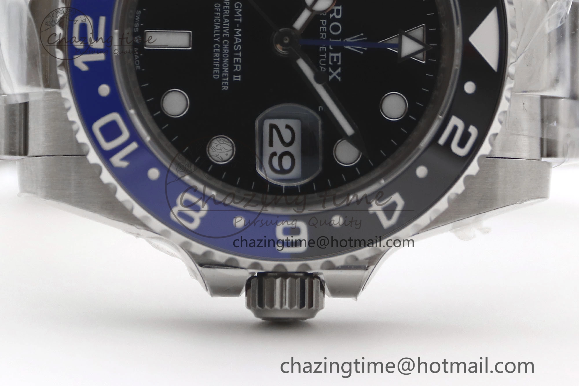 GMT Master II 126710 BLNR 904L SS TW+ Best Edition on Oyster Bracelet VR3285 CHS