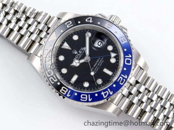 GMT-Master II 126710 BLNR 904L Steel VSF 1:1 Best Edition VR3285 (Correct Hand Stack)