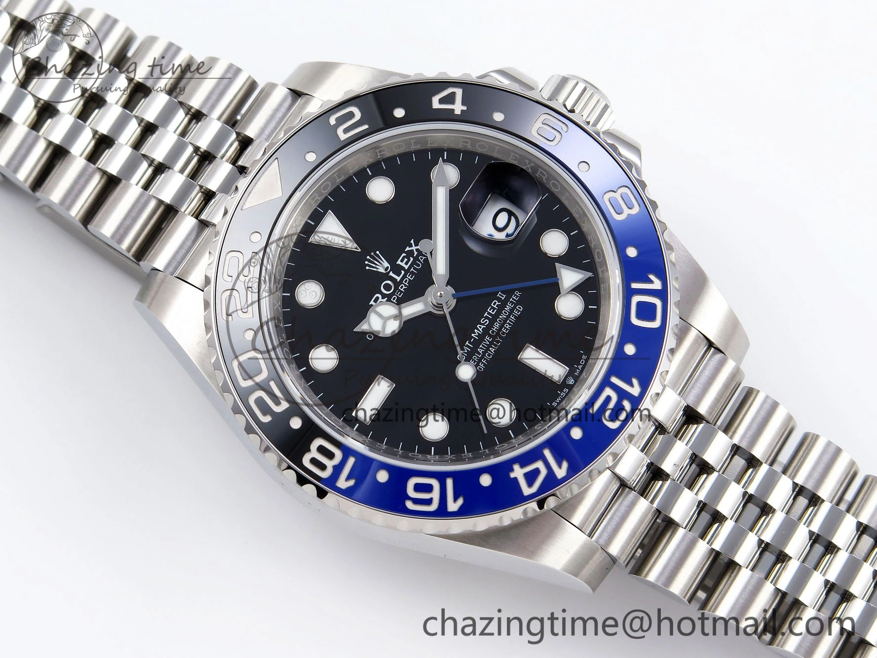 GMT-Master II 126710 BLNR 904L Steel VSF 1:1 Best Edition VR3285 (Correct Hand Stack)