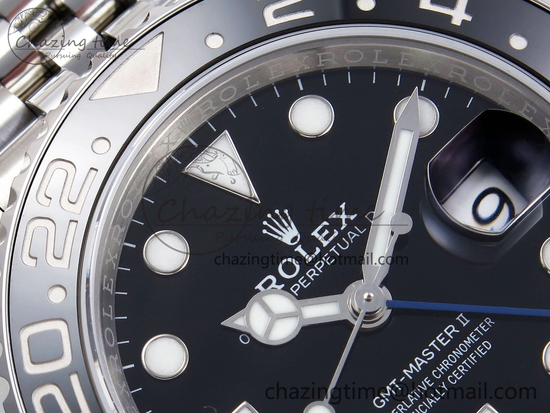 GMT-Master II 126710 BLNR 904L Steel VSF 1:1 Best Edition VR3285 (Correct Hand Stack)