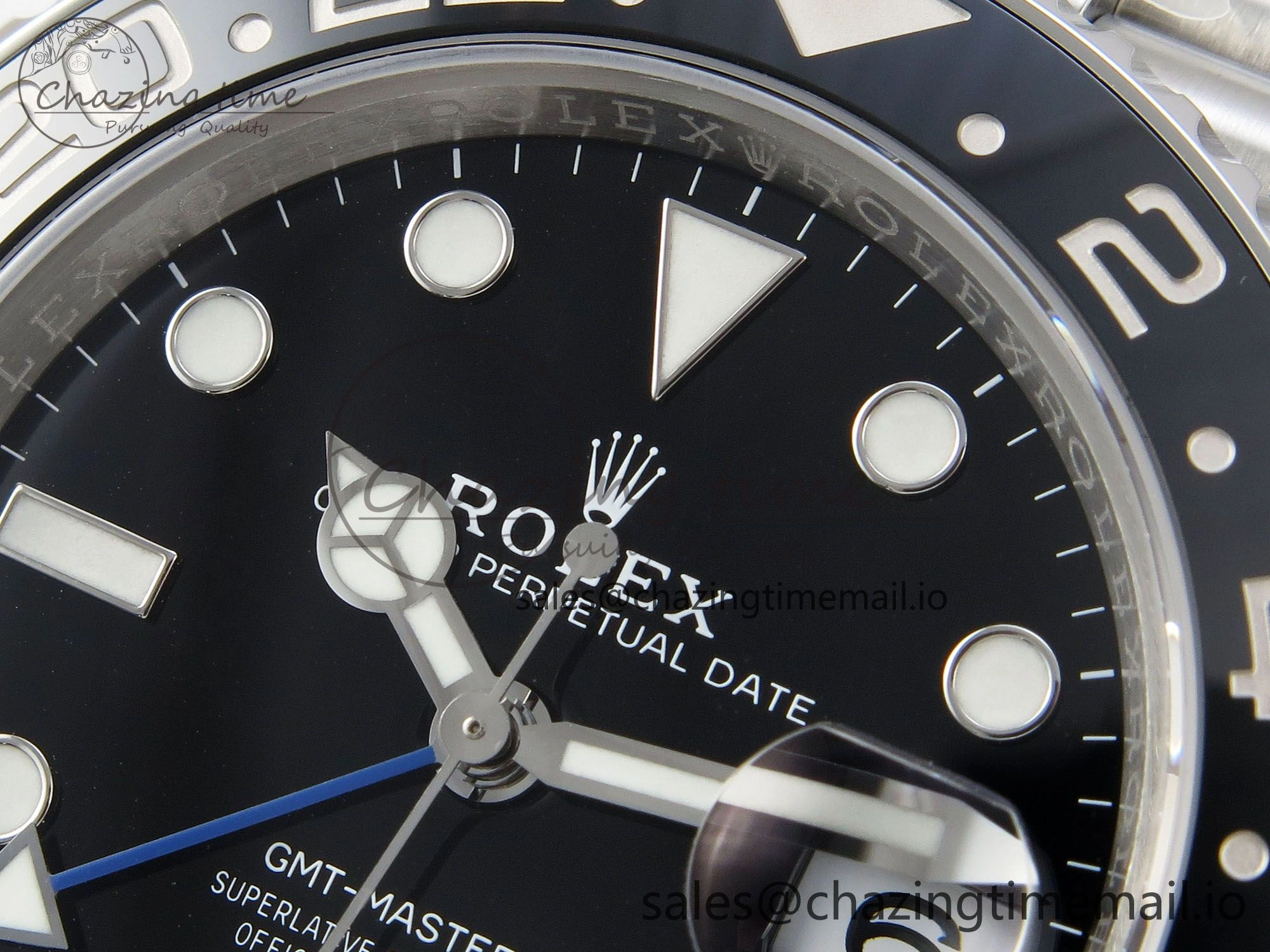 GMT-Master II 126710 BLNR 904L Steel VSF 1:1 Best Edition on Jubilee Bracelet DD3285 CHS V3