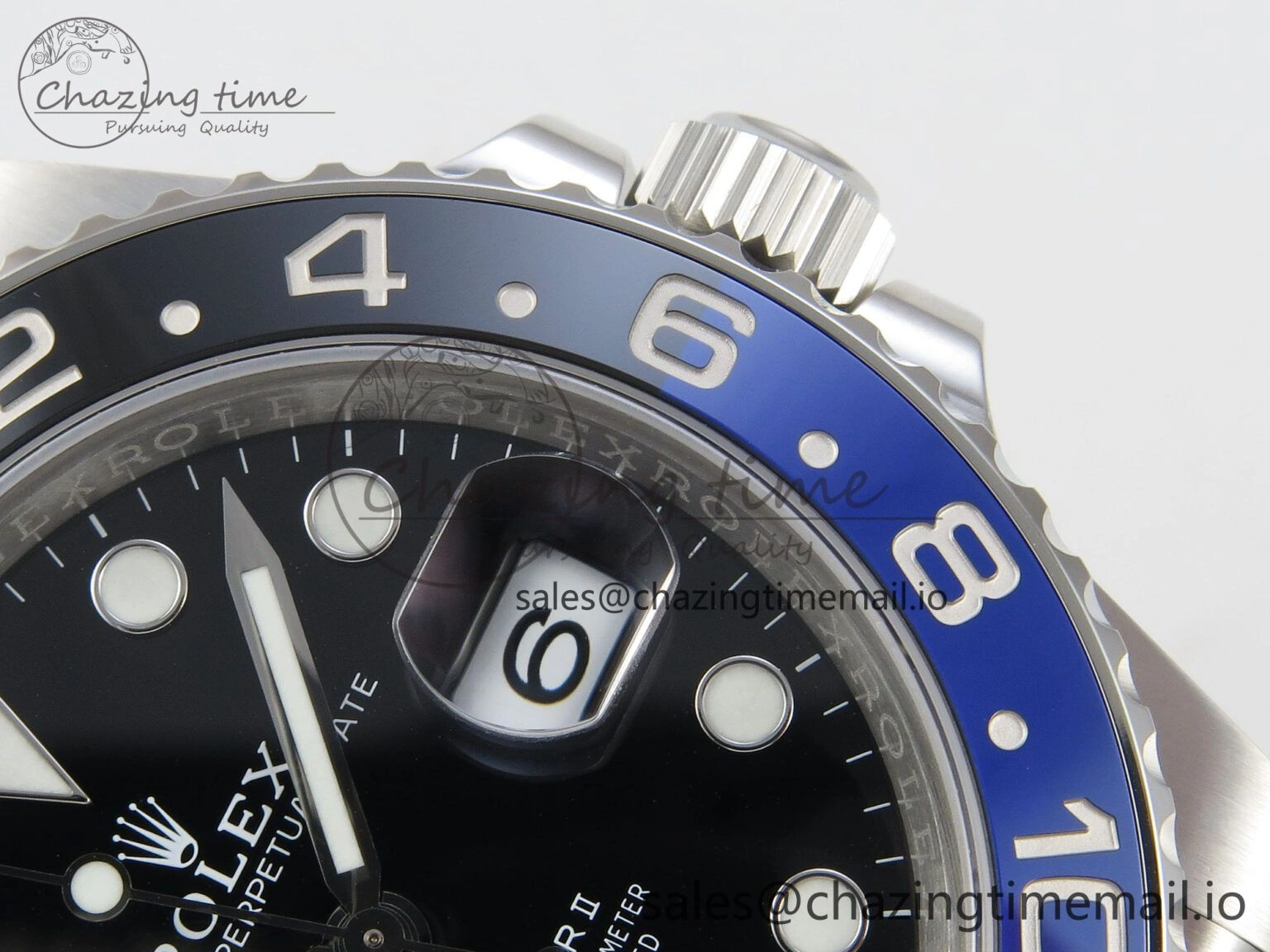 GMT-Master II 126710 BLNR 904L Steel VSF 1:1 Best Edition on Jubilee Bracelet DD3285 CHS V3