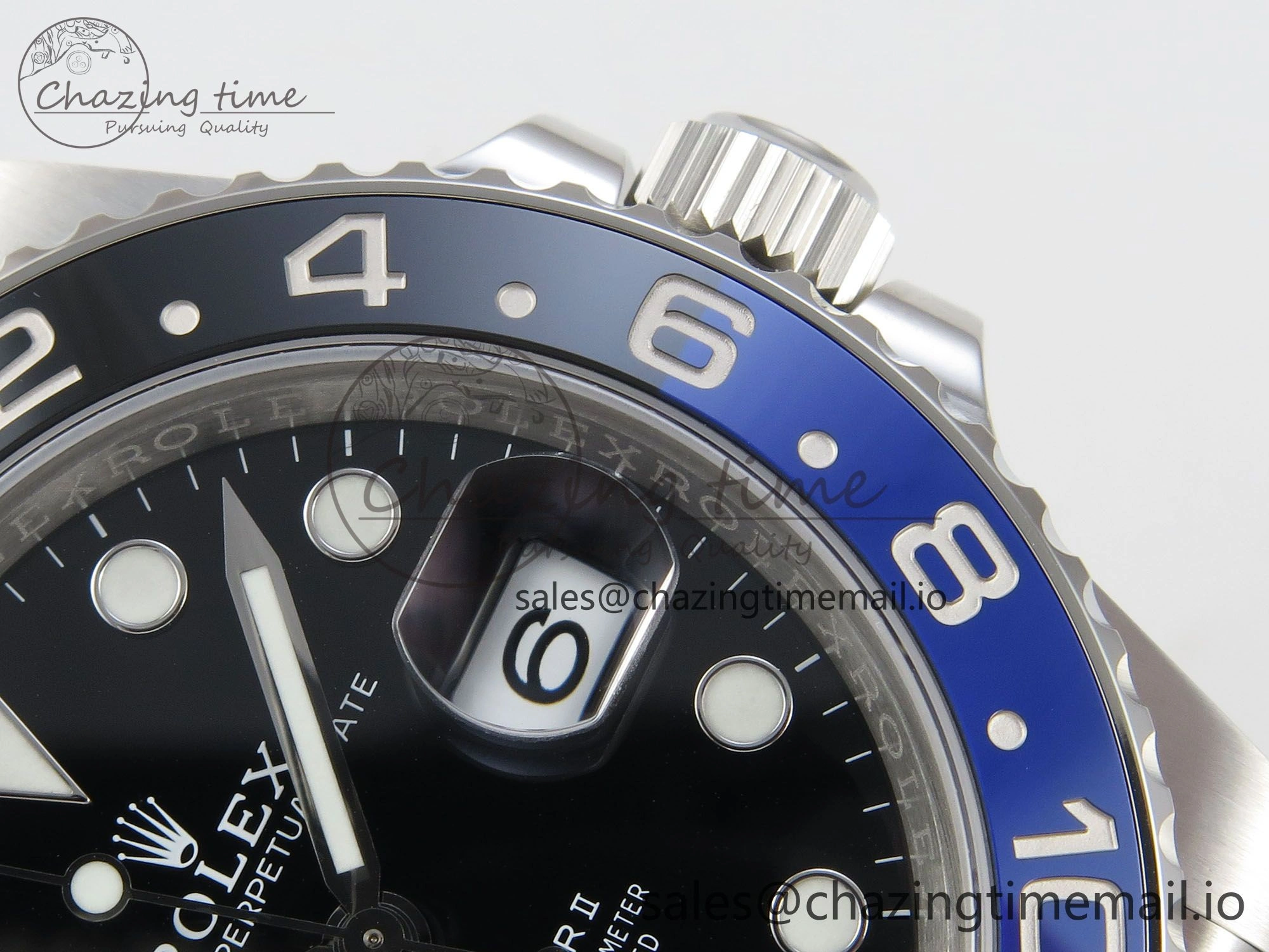 GMT-Master II 126710 BLNR 904L Steel VSF 1:1 Best Edition on Jubilee Bracelet DD3285 CHS V3