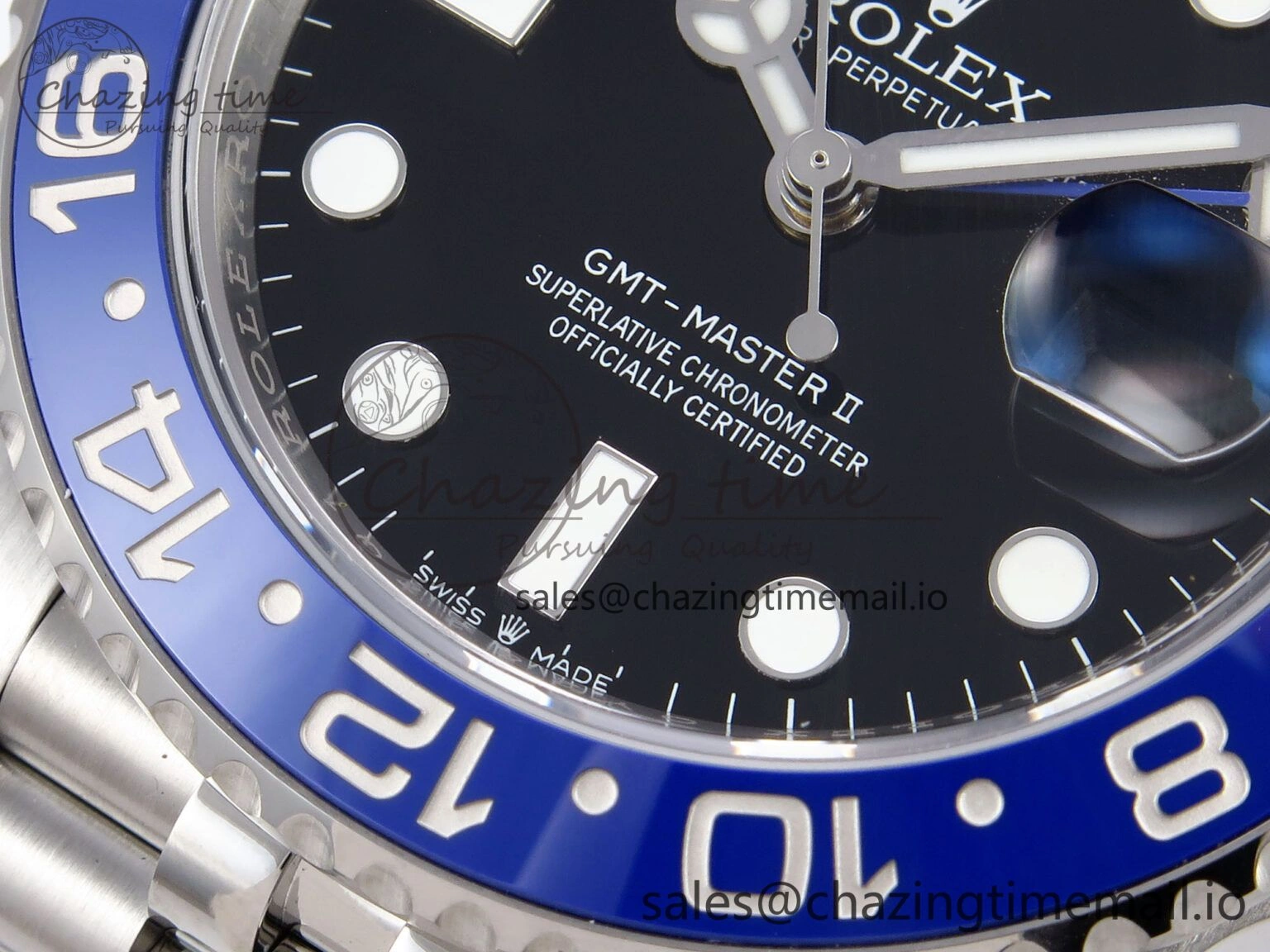 GMT-Master II 126710 BLNR 904L THBF 1:1 Best Edition on Jubilee Bracelet SH3285 CHS