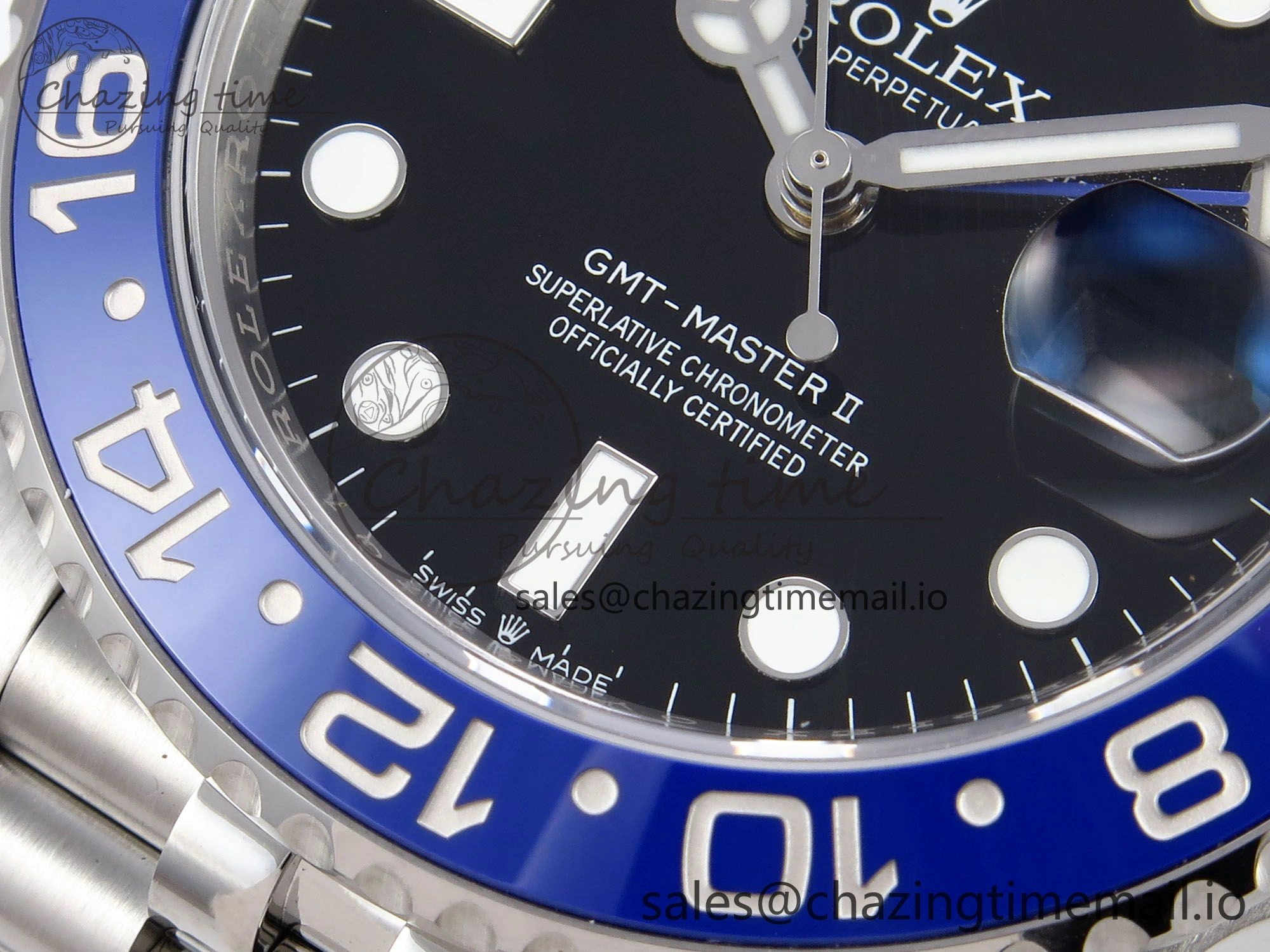 GMT-Master II 126710 BLNR 904L THBF 1:1 Best Edition on Jubilee Bracelet SH3285 CHS