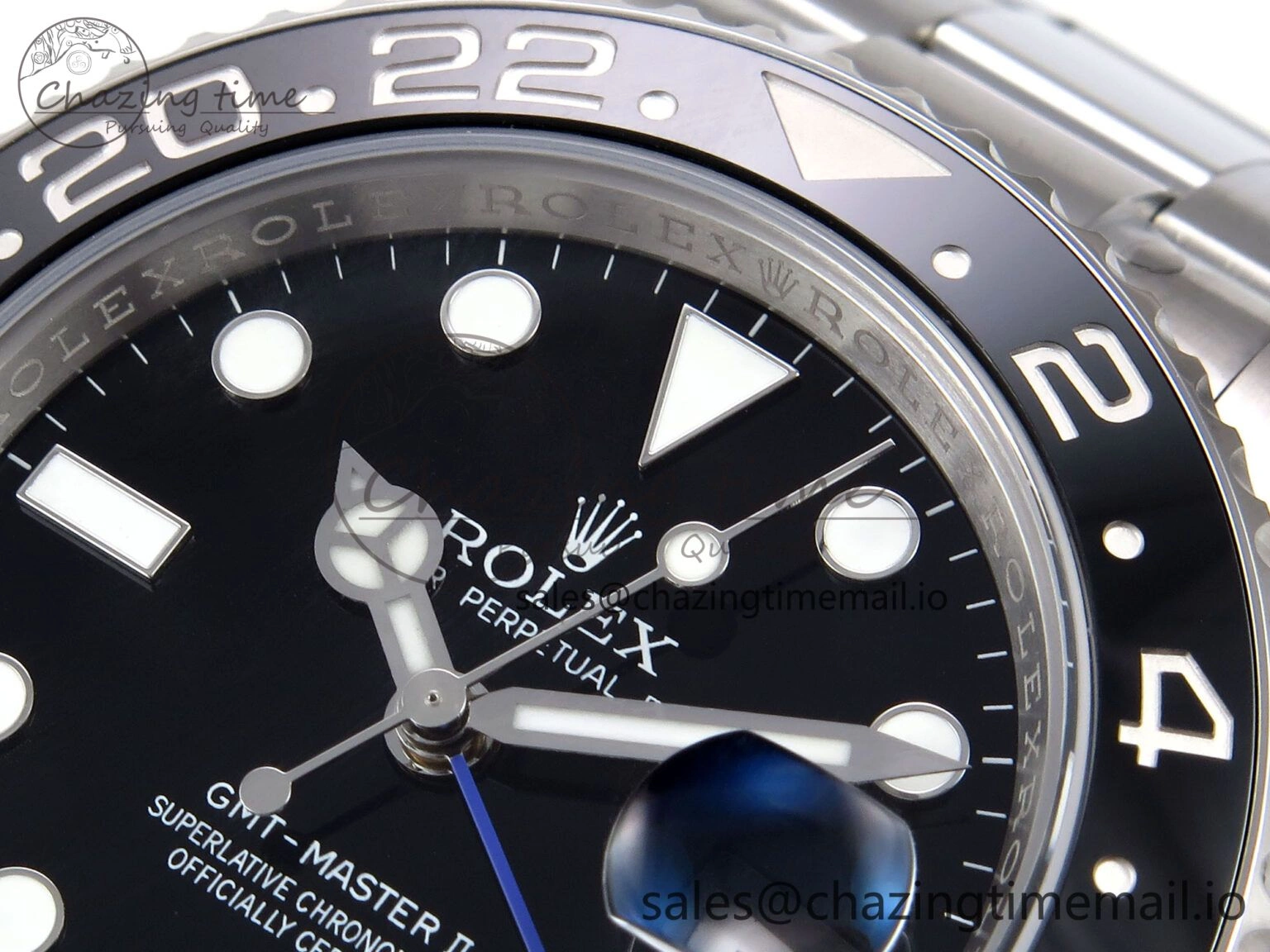 GMT-Master II 126710 BLNR 904L THBF 1:1 Best Edition on Oyster Bracelet SH3285 CHS