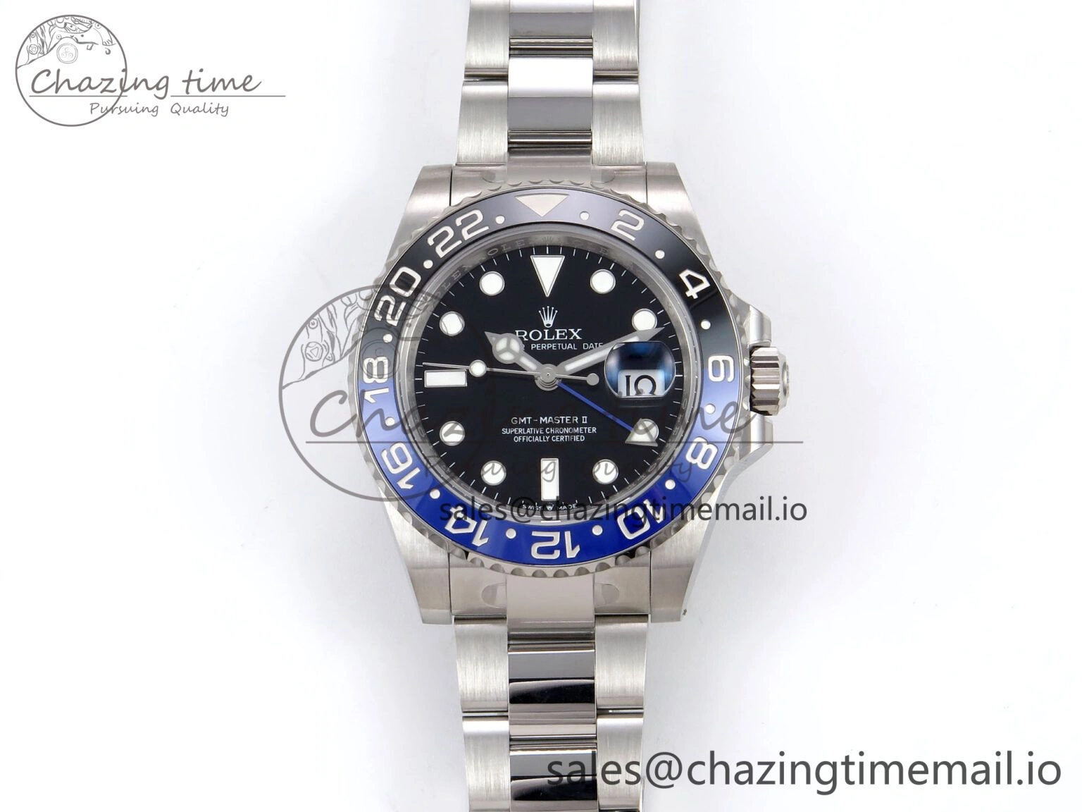 GMT-Master II 126710 BLNR 904L THBF 1:1 Best Edition on Oyster Bracelet SH3285 CHS