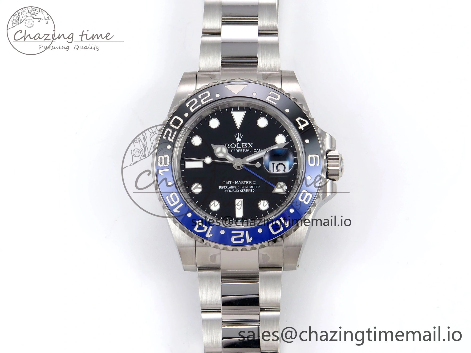 GMT-Master II 126710 BLNR 904L THBF 1:1 Best Edition on Oyster Bracelet SH3285 CHS